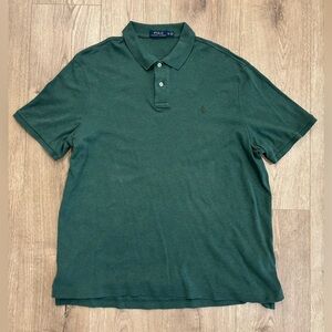 Polo Ralph Lauren Soft Cotton Classic Fit Green Polo Shirt